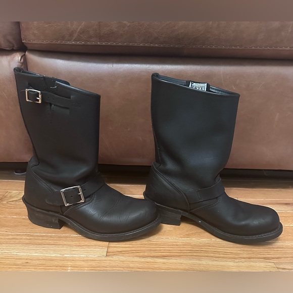 Frye Engineer Boots 8 Black - Picture 3 of 11